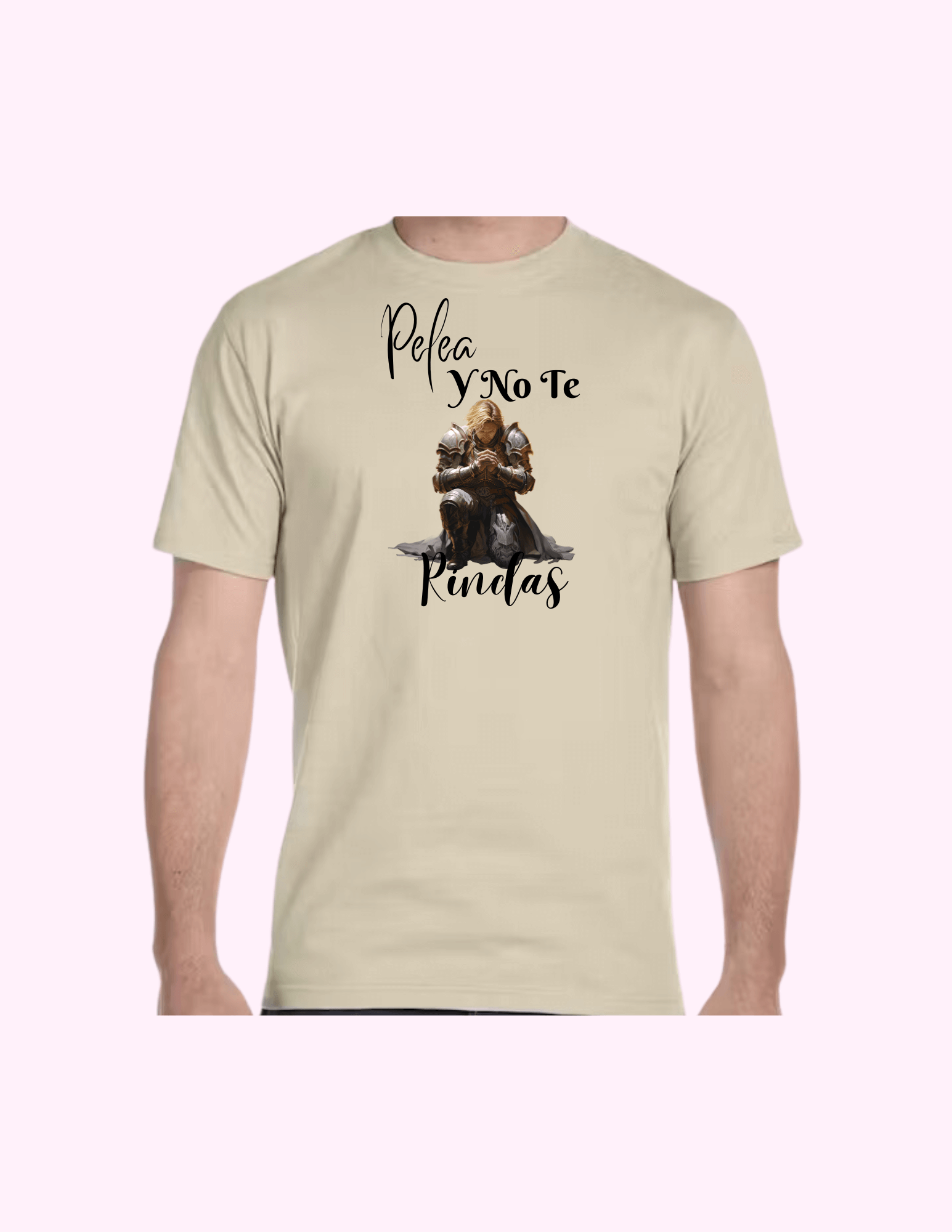 Pelea Y No Te Rindas (Hombre) - Adult T-Shirt featuring unique artwork, perfect for personal style and expression.