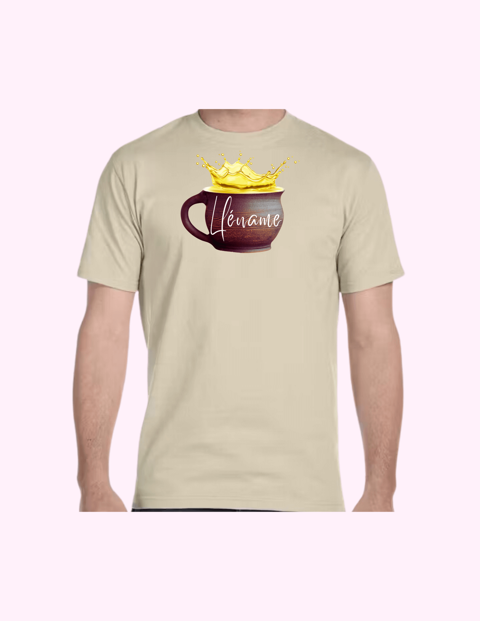 Lléname - Adult T-Shirt featuring unique artwork, perfect for personal style and expression.