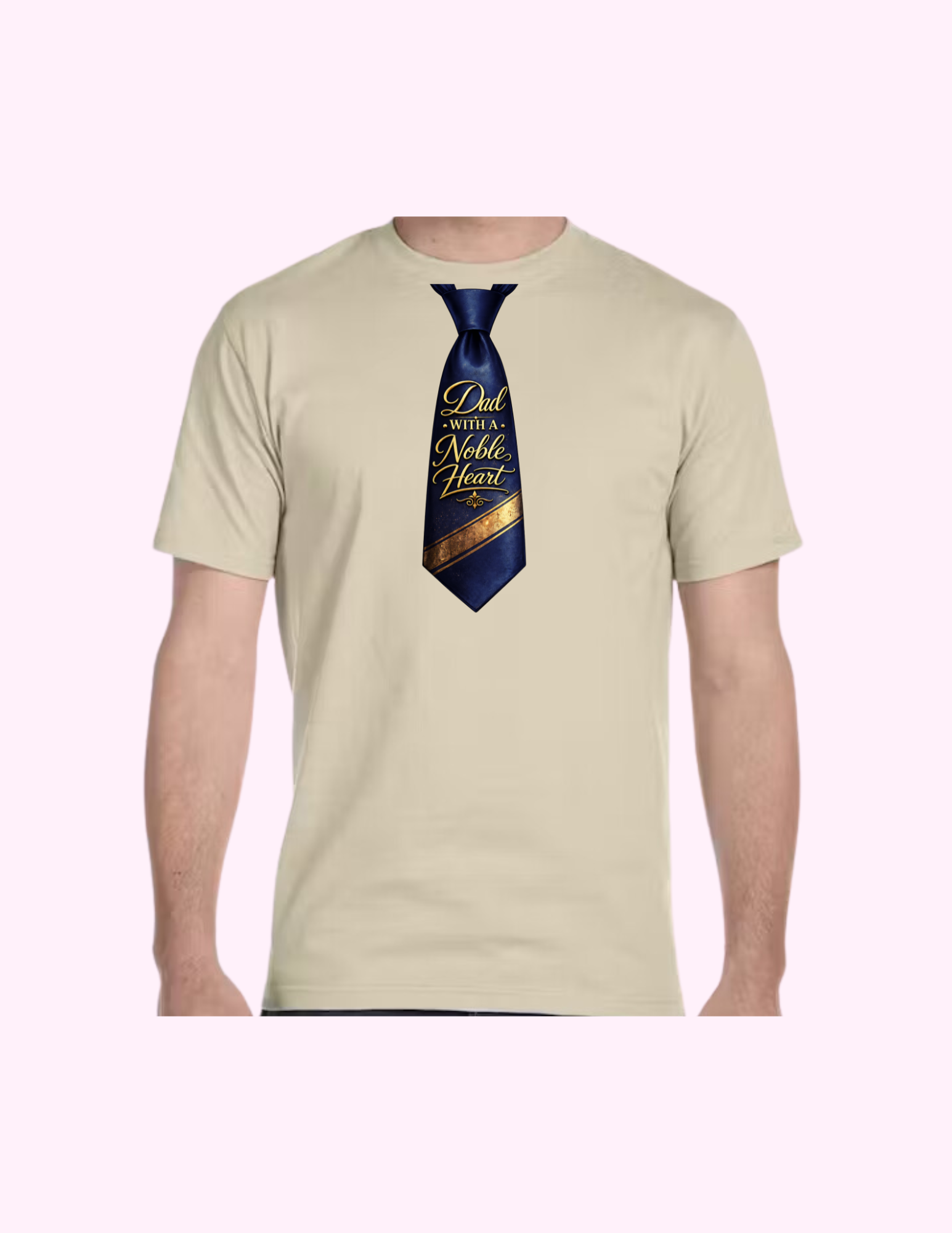Dad With A Noble Heart - Adult T-Shirt