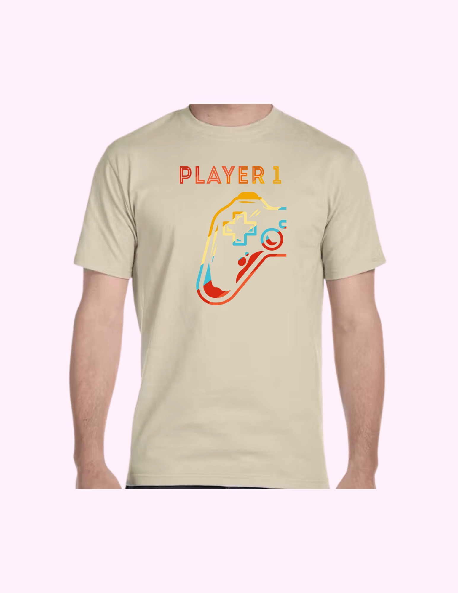 Player 1 - Adult T-Shirt featuring unique artwork, perfect for personal style and expression.