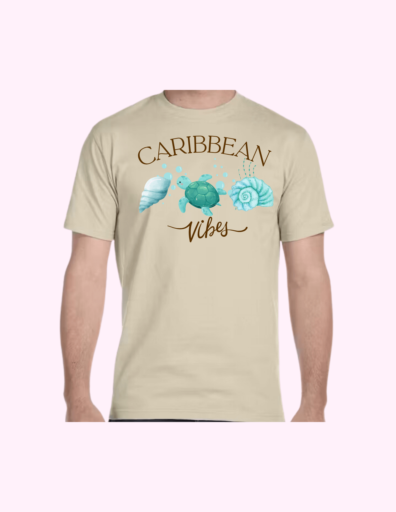 Caribbean Vibes - Adult T-Shirt featuring unique artwork, perfect for personal style and expression.