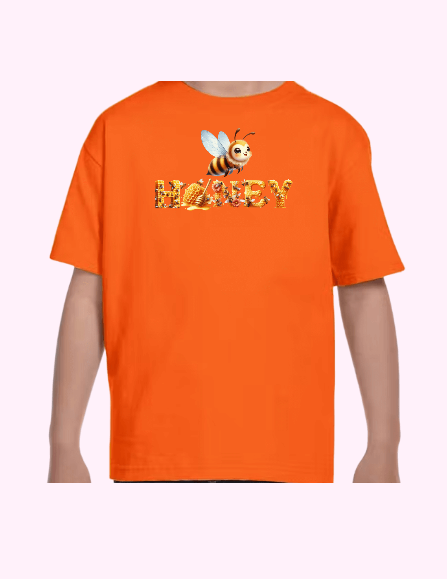 Honey - Kids T-Shirt featuring unique artwork, perfect for personal style and expression.