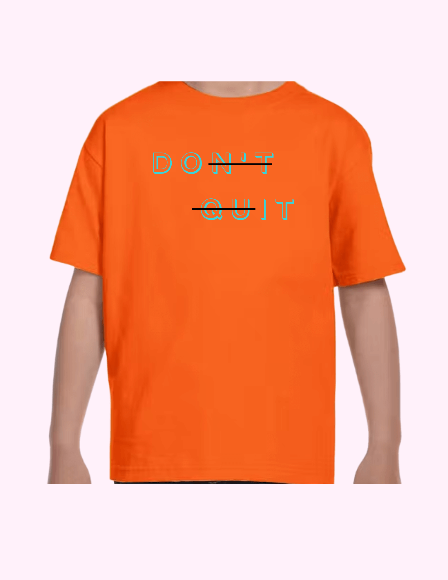 Don't Quit - Kids T-Shirt featuring unique artwork, perfect for personal style and expression.