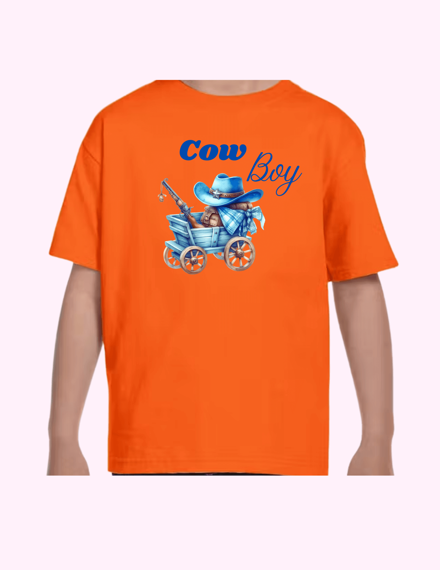 Cow Boy - Kids T-Shirt featuring unique artwork, perfect for personal style and expression.