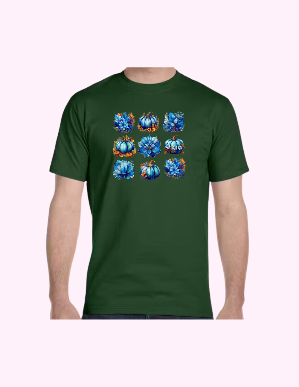 Blue Pumpkin - Adult T-Shirt