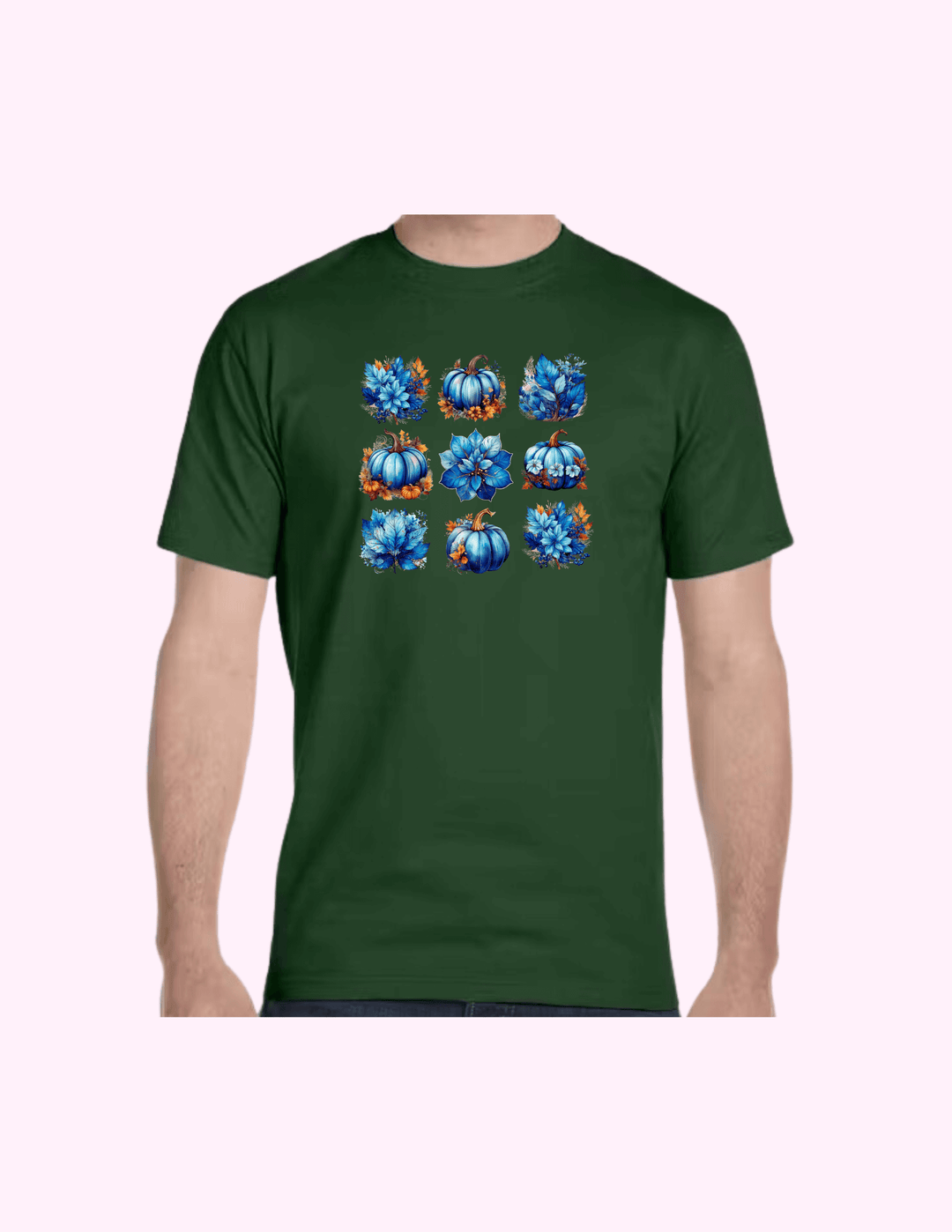 Blue Pumpkin - Adult T-Shirt