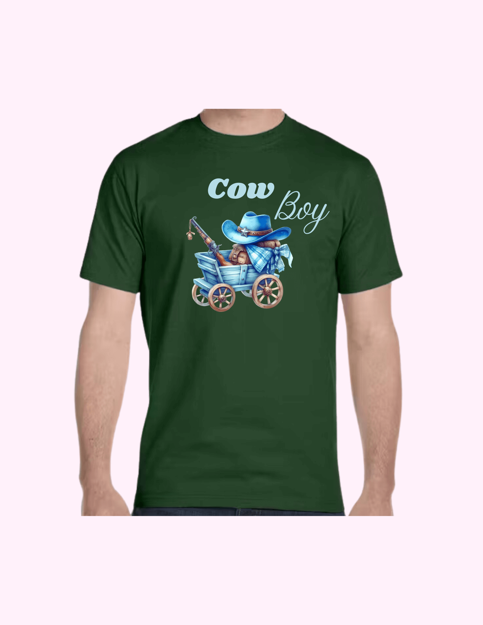 Cowboy - Adult T-Shirt featuring unique artwork, perfect for personal style and expression.