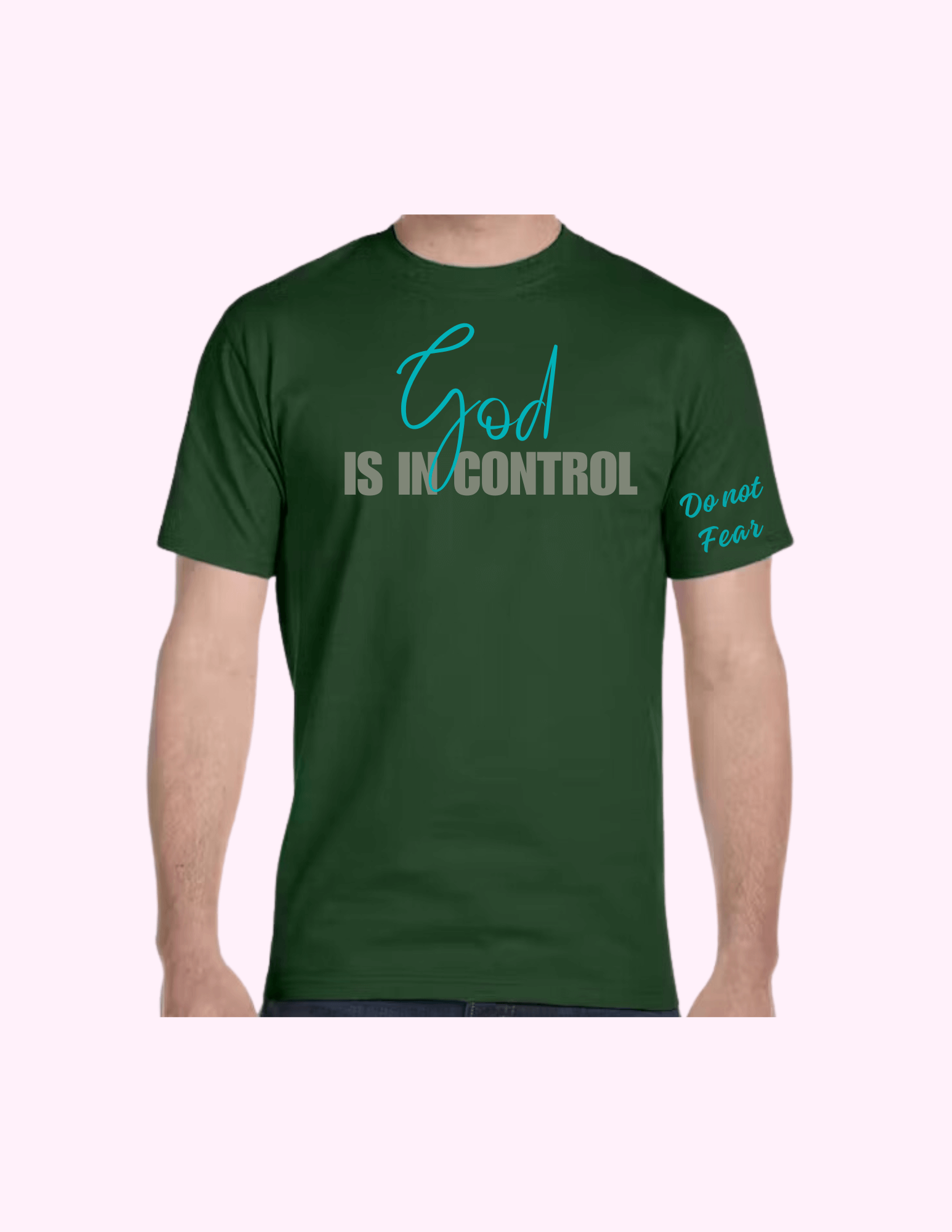 God Is In Control - Adult T-Shirt featuring unique artwork, perfect for personal style and expression.
