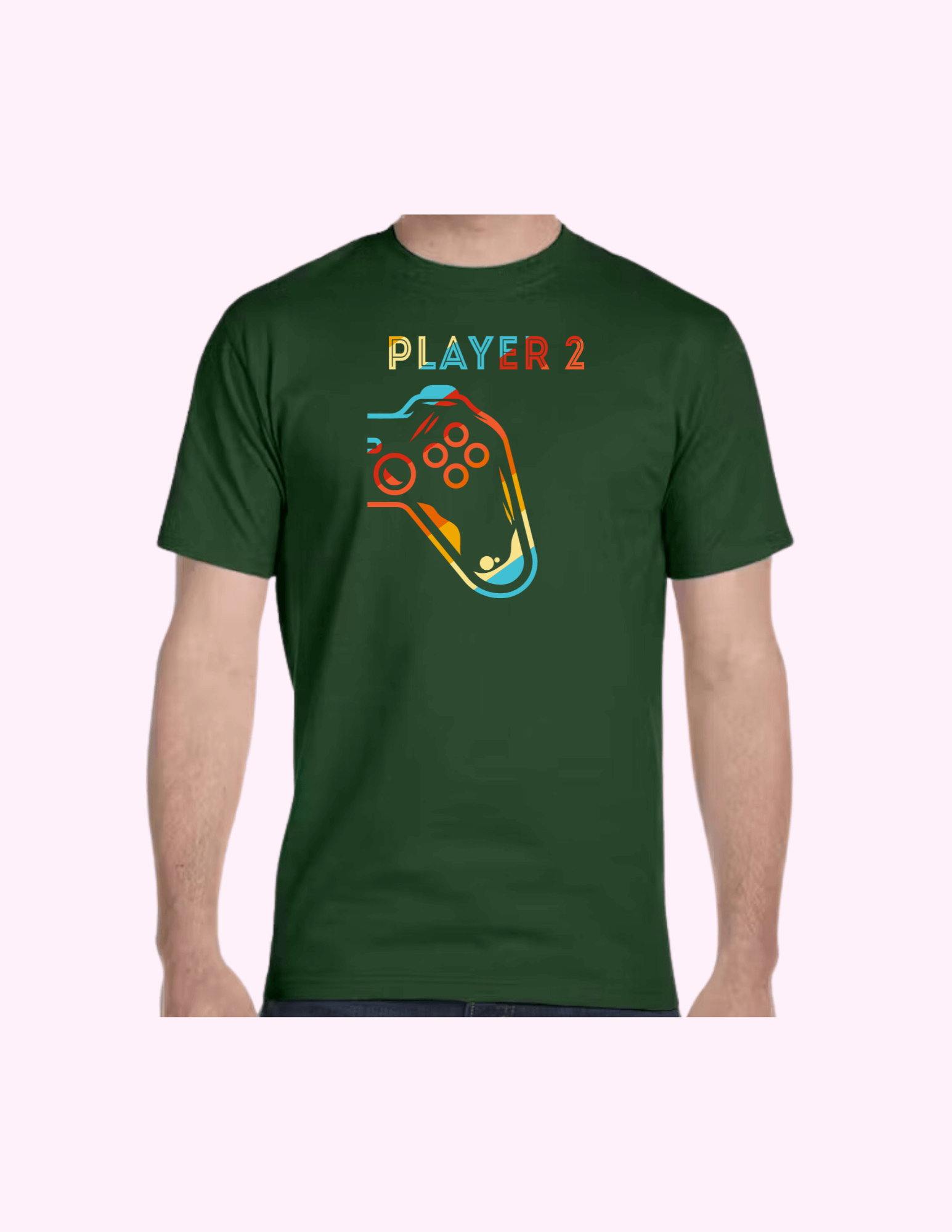 Player 2 - Adult T-Shirt featuring unique artwork, perfect for personal style and expression.