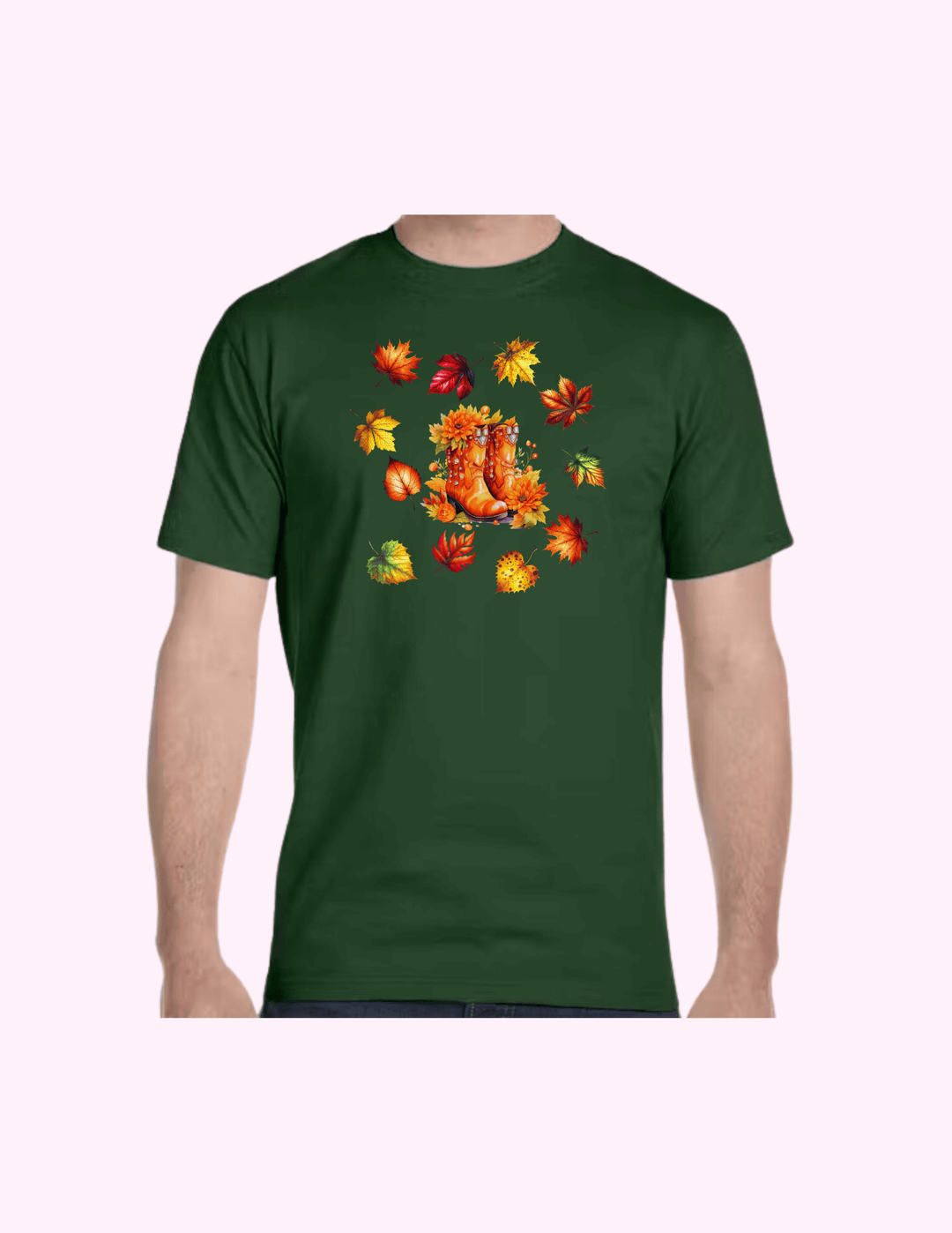 Autumn On Boots - Adult T-Shirt