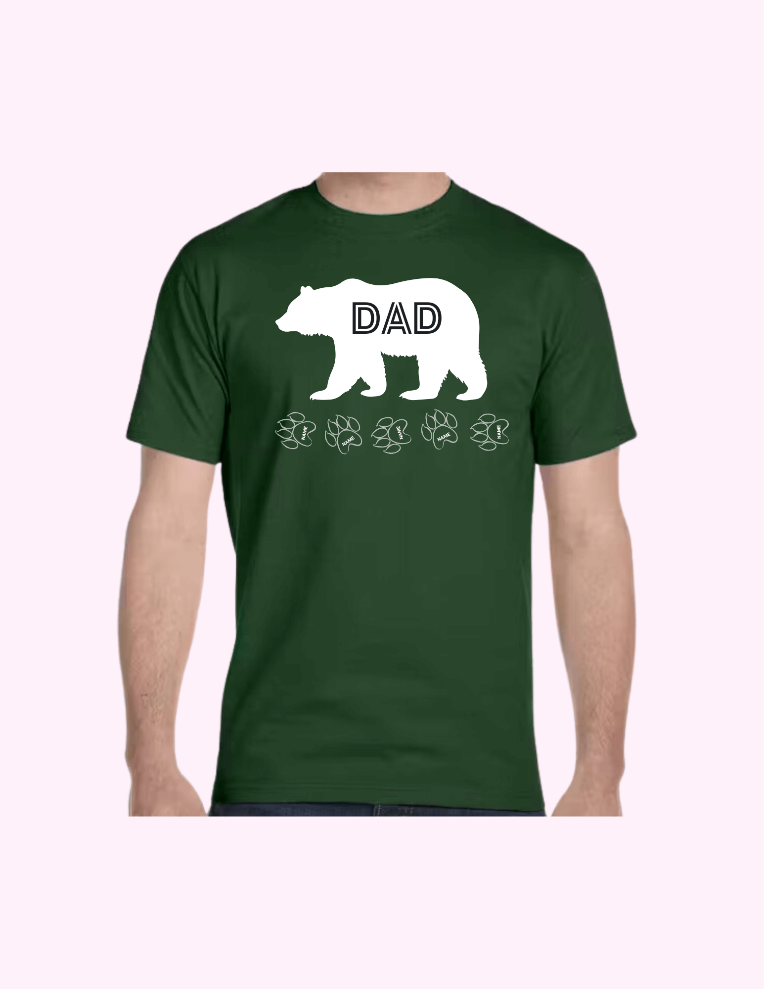 Dad Bear - Adult T-Shirt featuring unique artwork, perfect for personal style and expression.