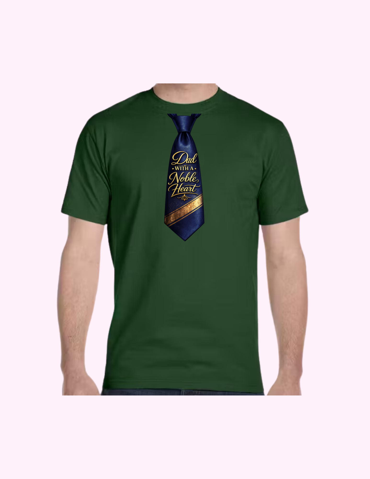 Dad With A Noble Heart - Adult T-Shirt
