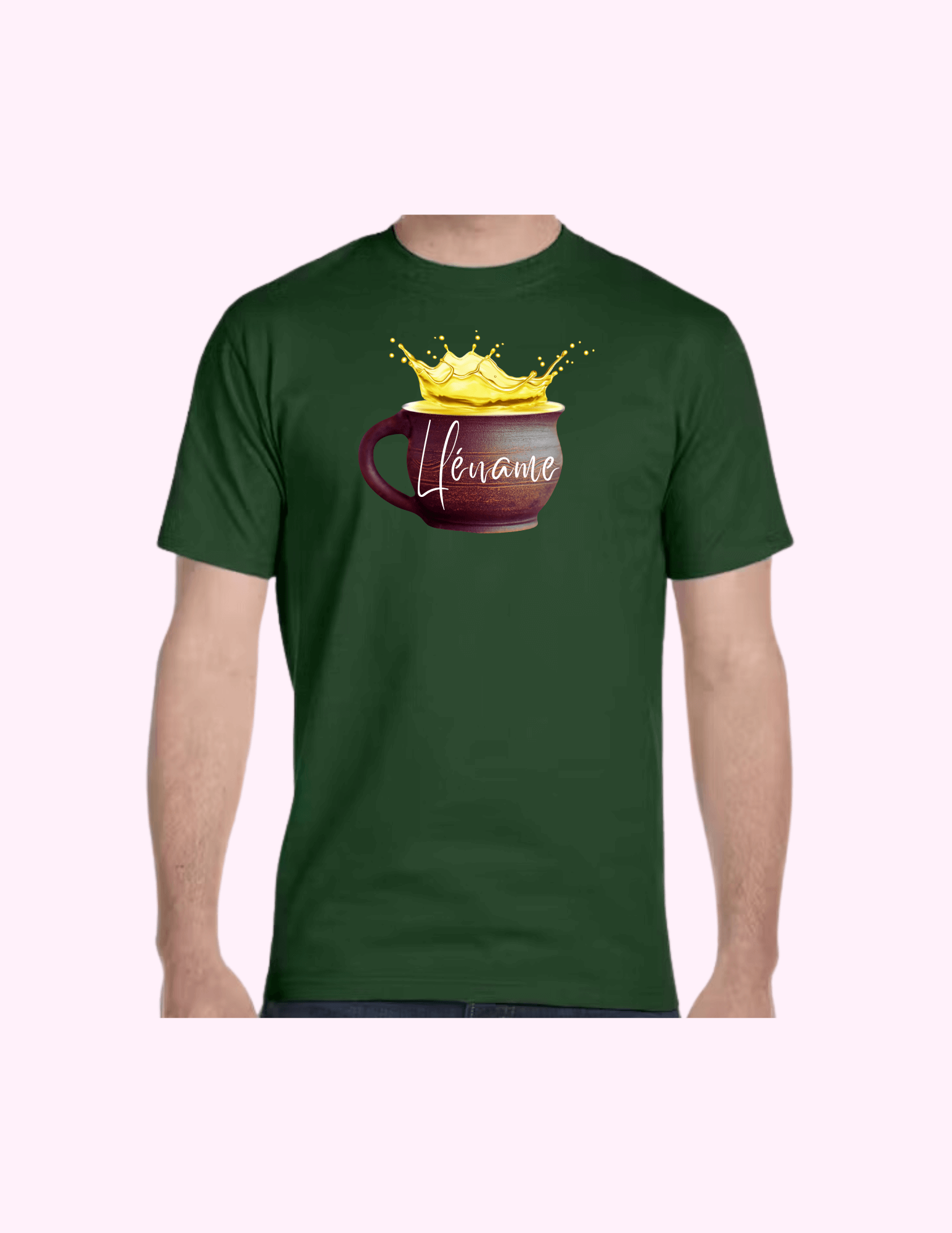 Lléname - Adult T-Shirt featuring unique artwork, perfect for personal style and expression.