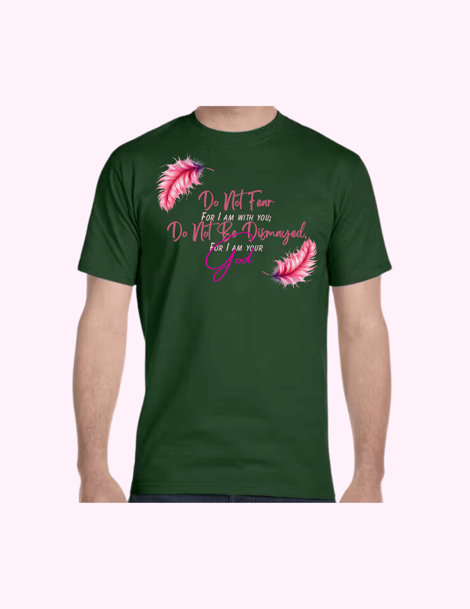 Do Not Fear (Pink) - Adult T-Shirt featuring unique artwork, perfect for personal style and expression.