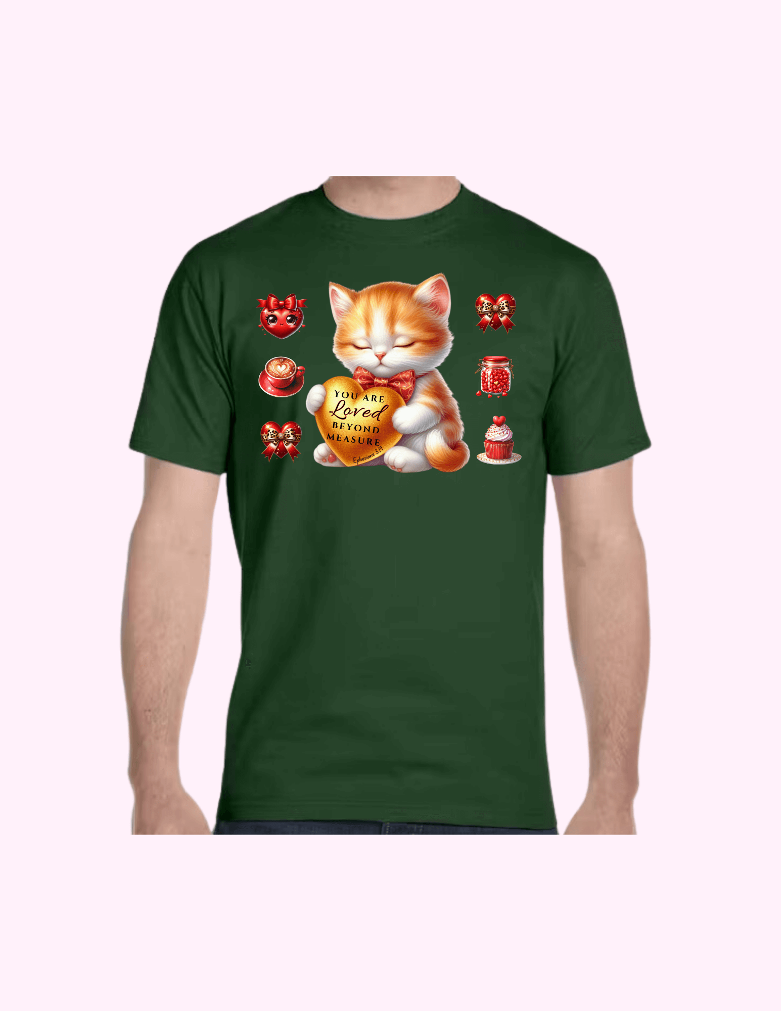 You Are Loved - Adult T-Shirt featuring unique artwork, perfect for personal style and expression.