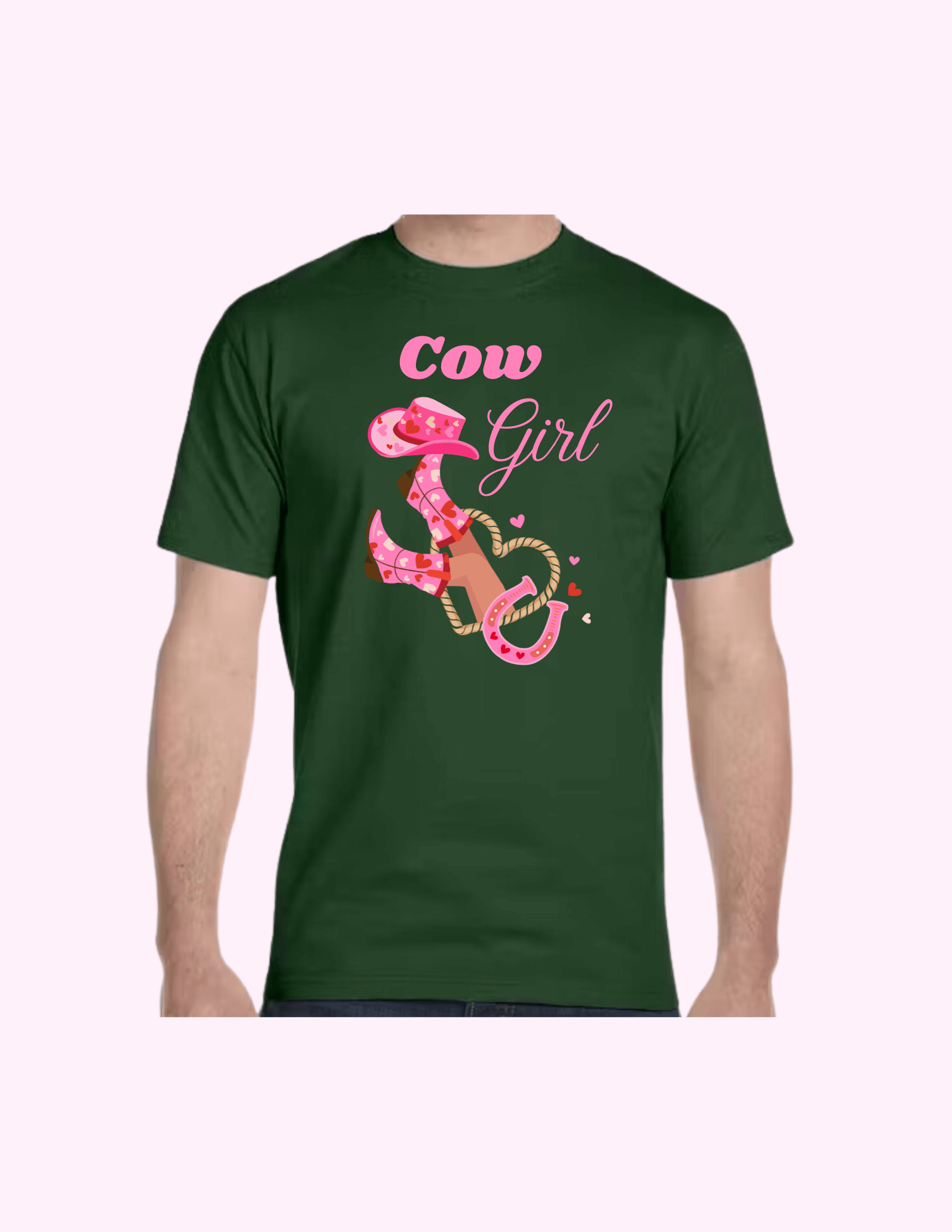 Cowgirl - Adult T-Shirt featuring unique artwork, perfect for personal style and expression.