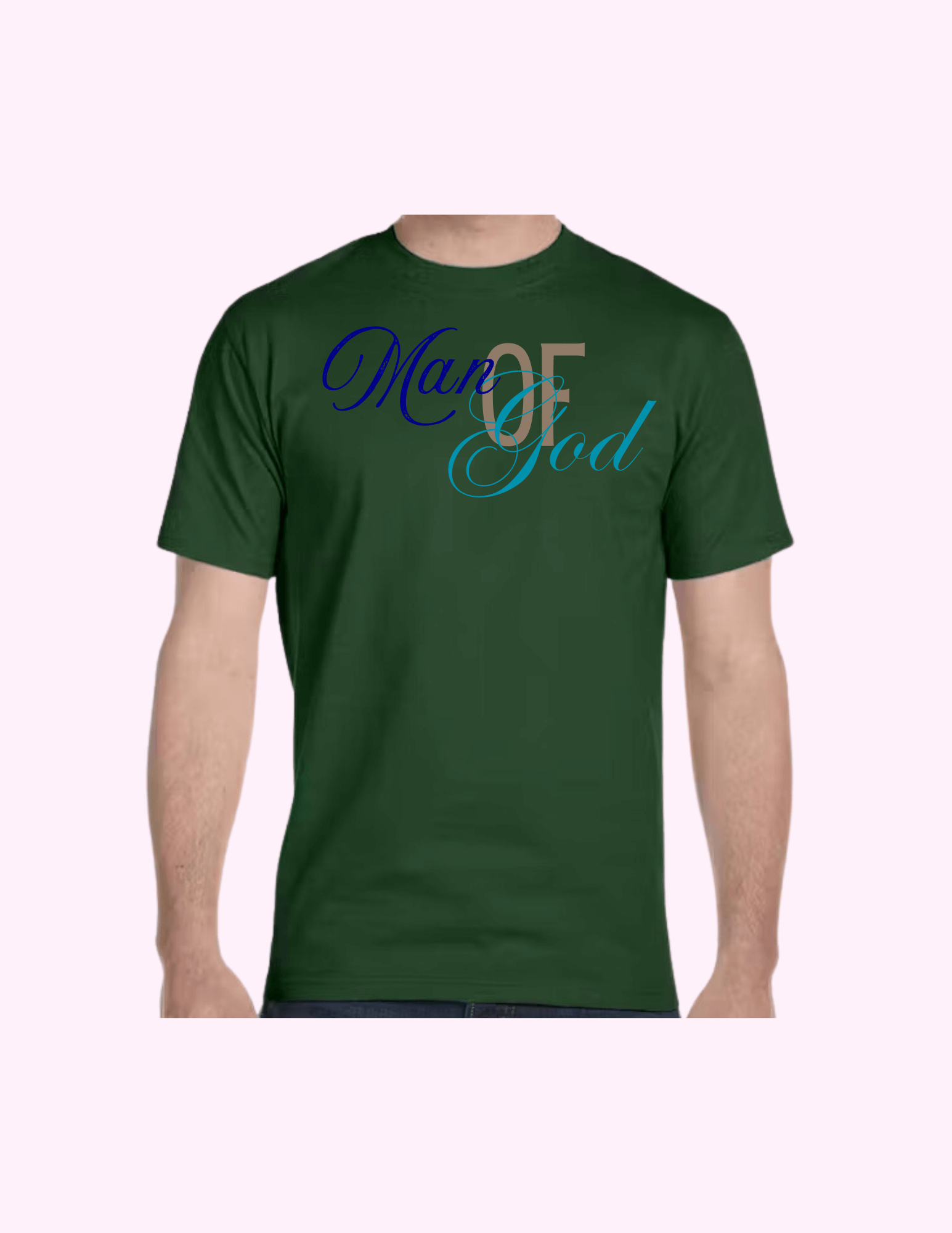 Man Of God - Adult T-Shirt featuring unique artwork, perfect for personal style and expression.