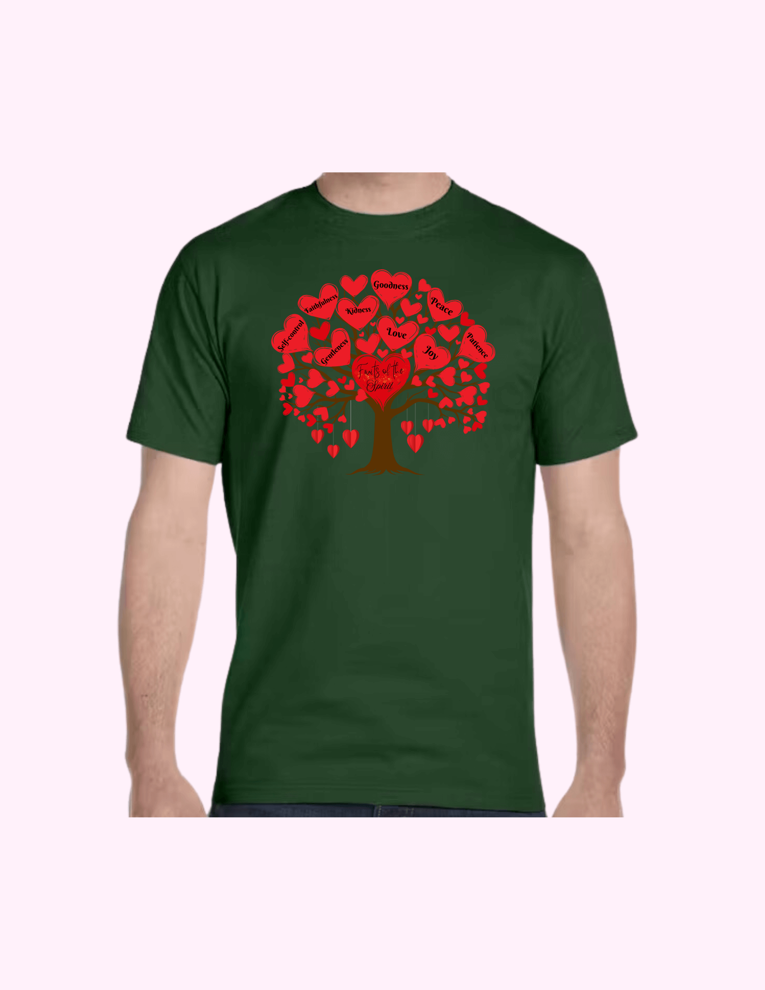 Fruits Of The Spirit - Adult T-Shirt featuring unique artwork, perfect for personal style and expression.