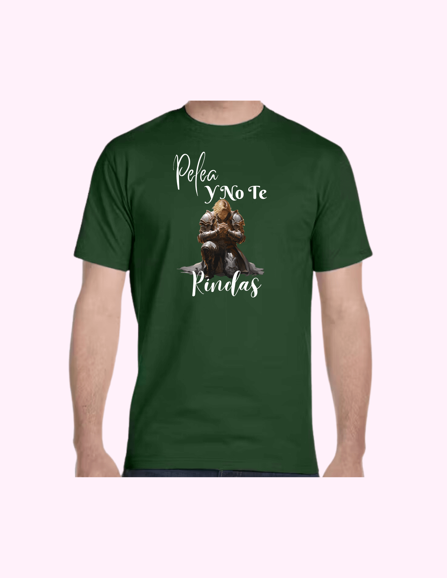 Pelea Y No Te Rindas (Hombre) - Adult T-Shirt featuring unique artwork, perfect for personal style and expression.