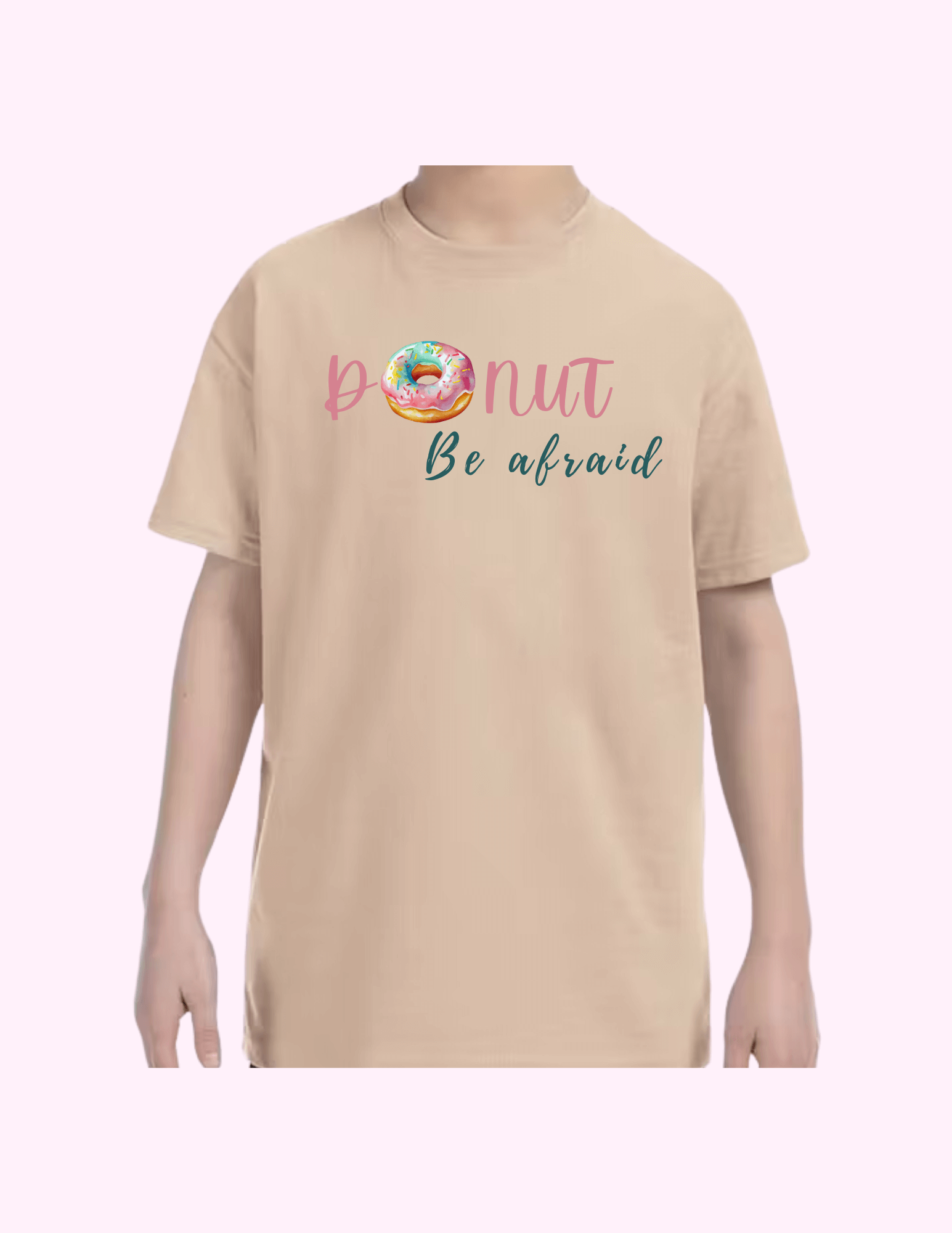 Donut Be Afraid - Kids T-Shirt featuring unique artwork, perfect for personal style and expression.