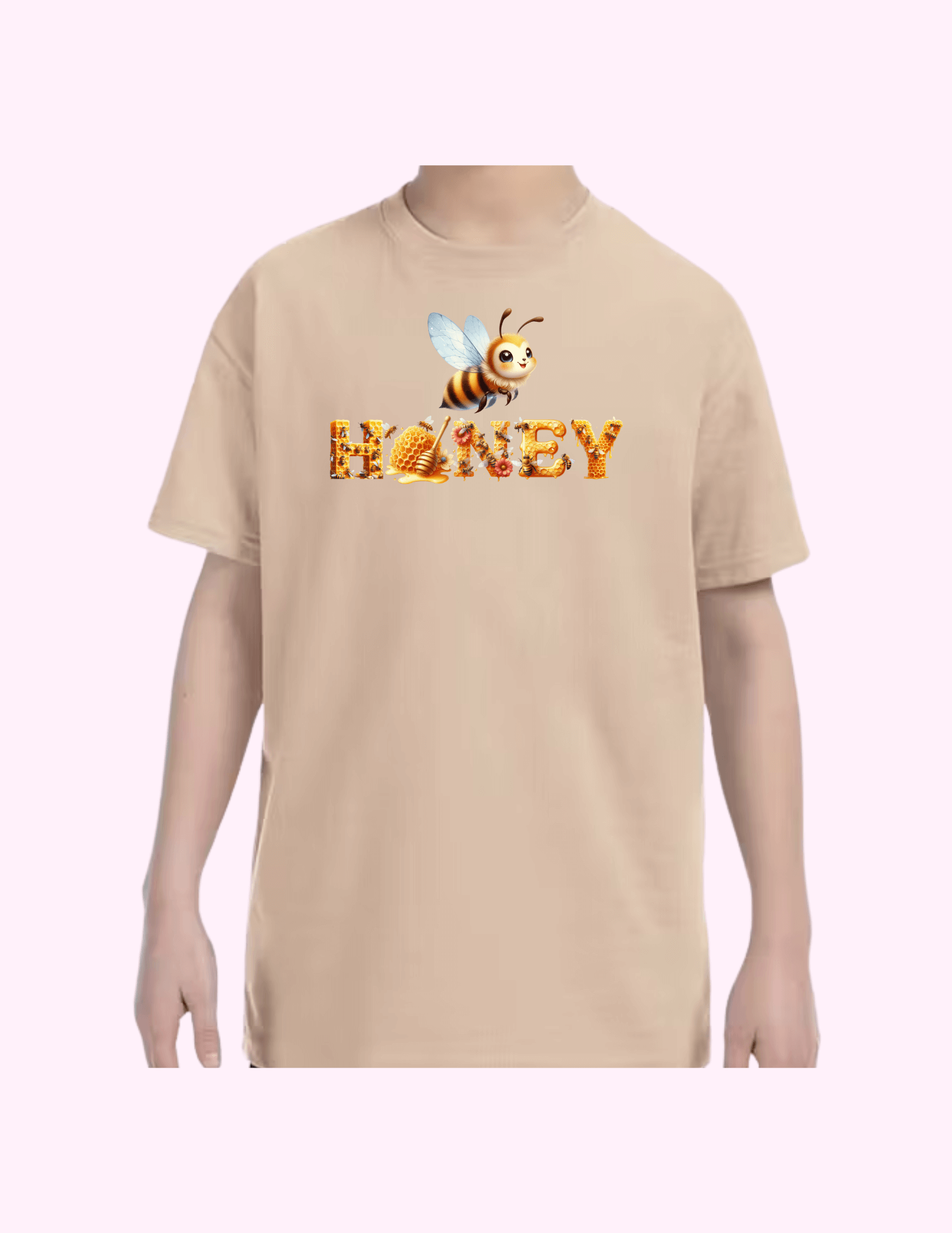 Honey - Kids T-Shirt featuring unique artwork, perfect for personal style and expression.
