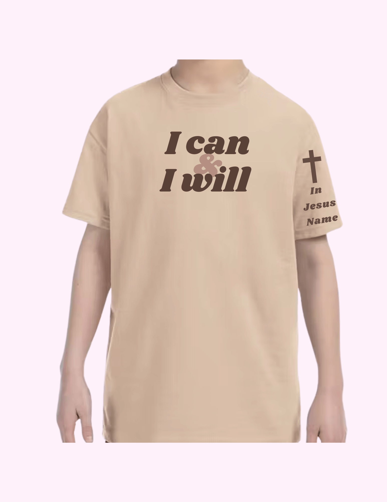 I Can & I Will - Kids T-Shirt featuring unique artwork, perfect for personal style and expression.