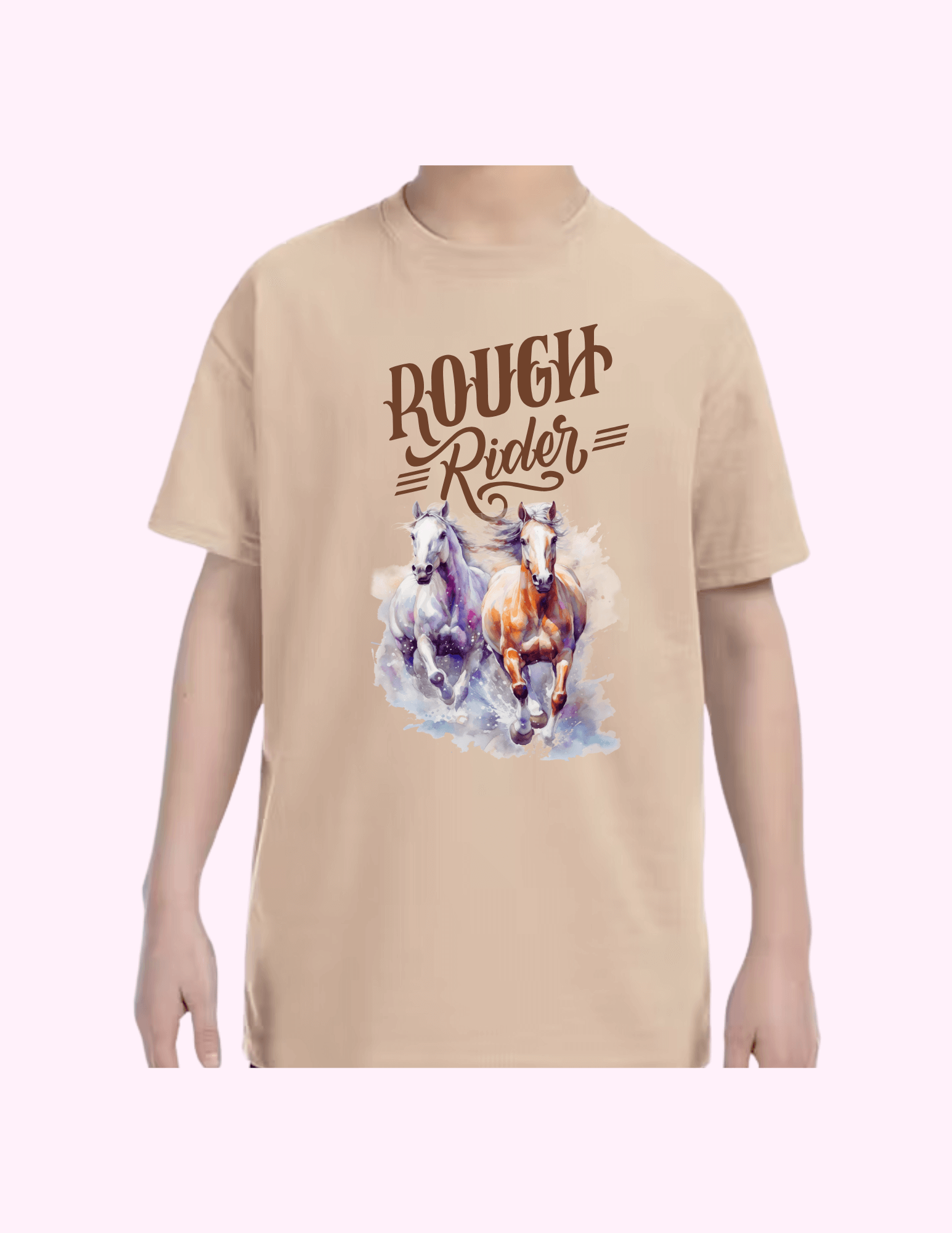 Rough Rider - Kids T-Shirt featuring unique artwork, perfect for personal style and expression.