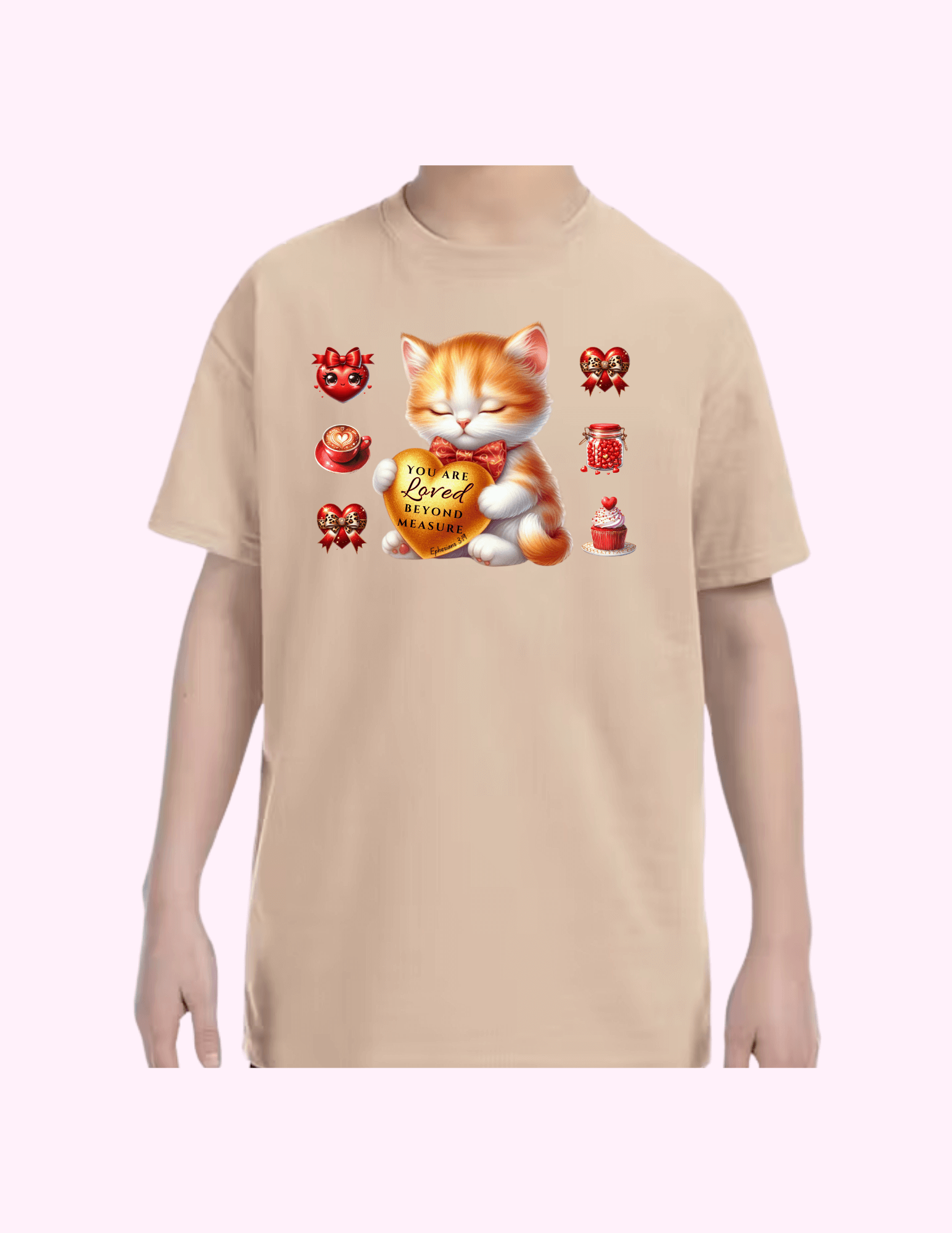You Are Loved - Kids T-Shirt featuring unique artwork, perfect for personal style and expression.