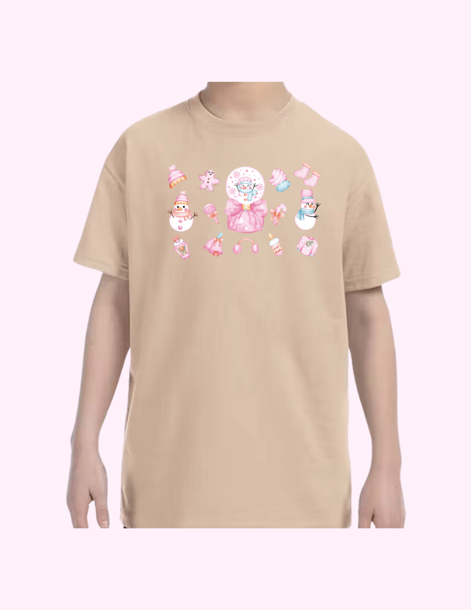 Pink Snow - Kids T-Shirt featuring unique artwork, perfect for personal style and expression.