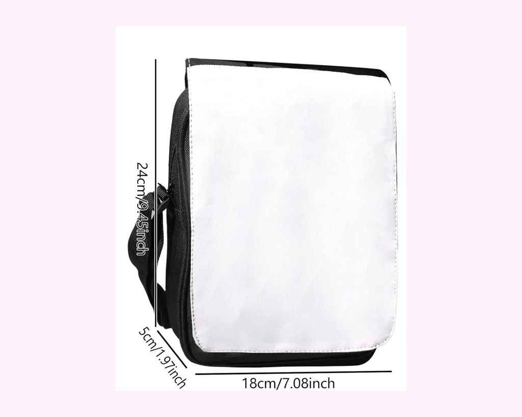 Pink Butterfly - Crossbody Small Bag made of premium materials, featuring a sleek design and adjustable strap for comfort and style.