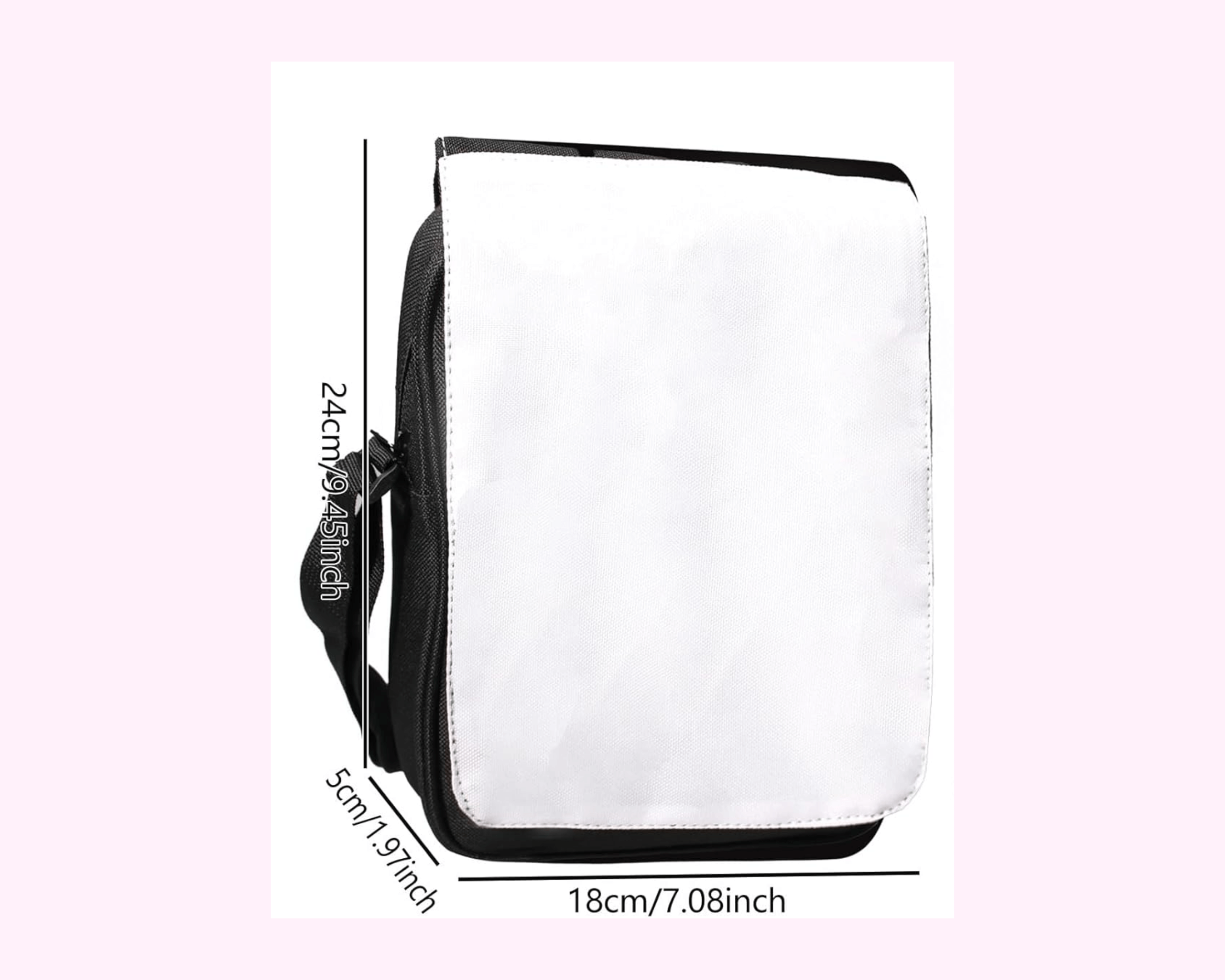 Pink Butterfly - Crossbody Small Bag made of premium materials, featuring a sleek design and adjustable strap for comfort and style.
