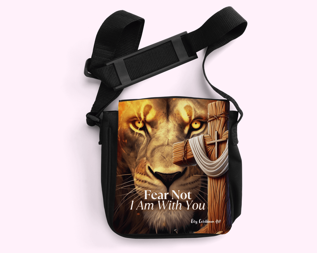 Fear Not - Crossbody Small Bag made of premium materials, featuring a sleek design and adjustable strap for comfort and style.