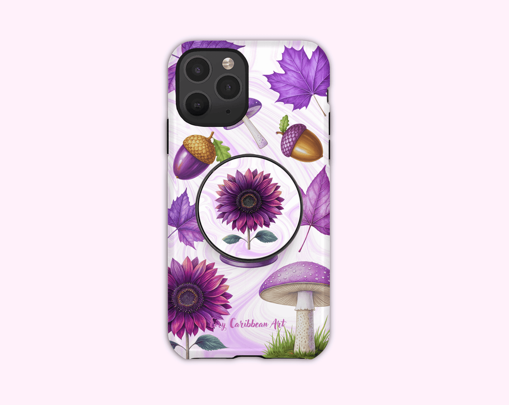 Purple Autumn - Adhesive Phone Grip Holder