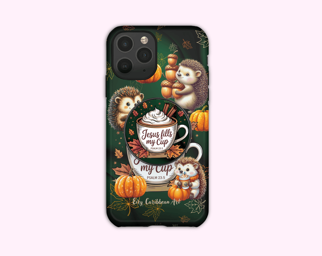 Jesus Fills My Cup - Adhesive Phone Grip Holder