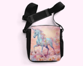 Sparkle Unicorn - Crossbody Small Bag featuring unique artwork, perfect for personal style and expression.
