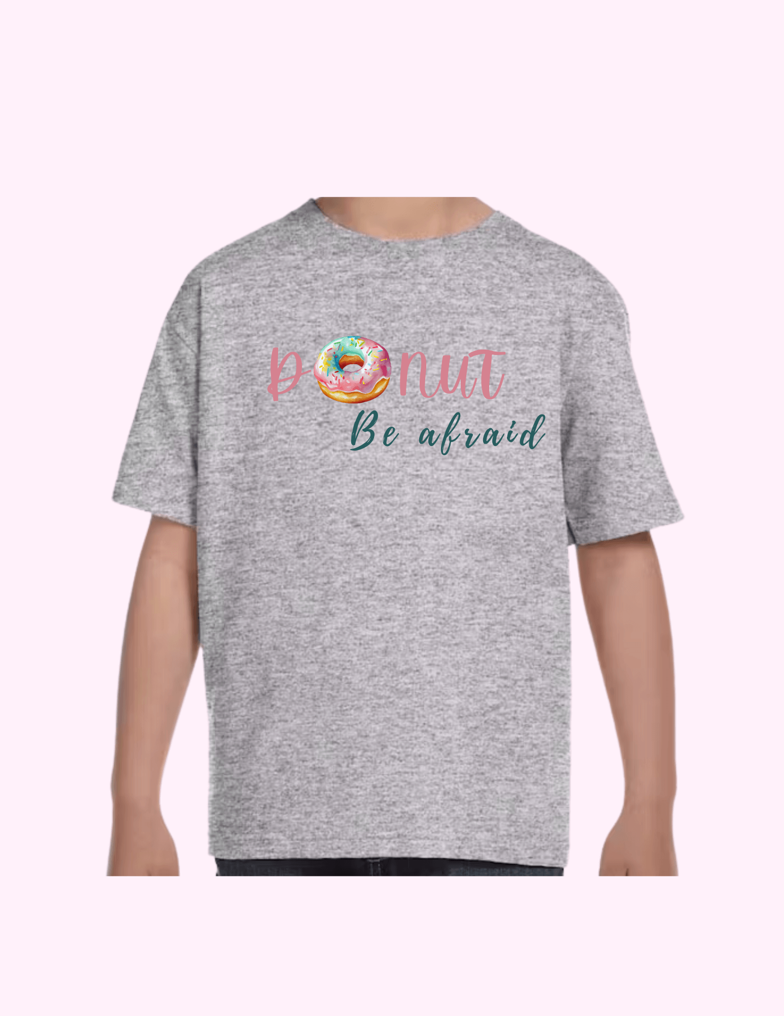 Donut Be Afraid - Kids T-Shirt featuring unique artwork, perfect for personal style and expression.