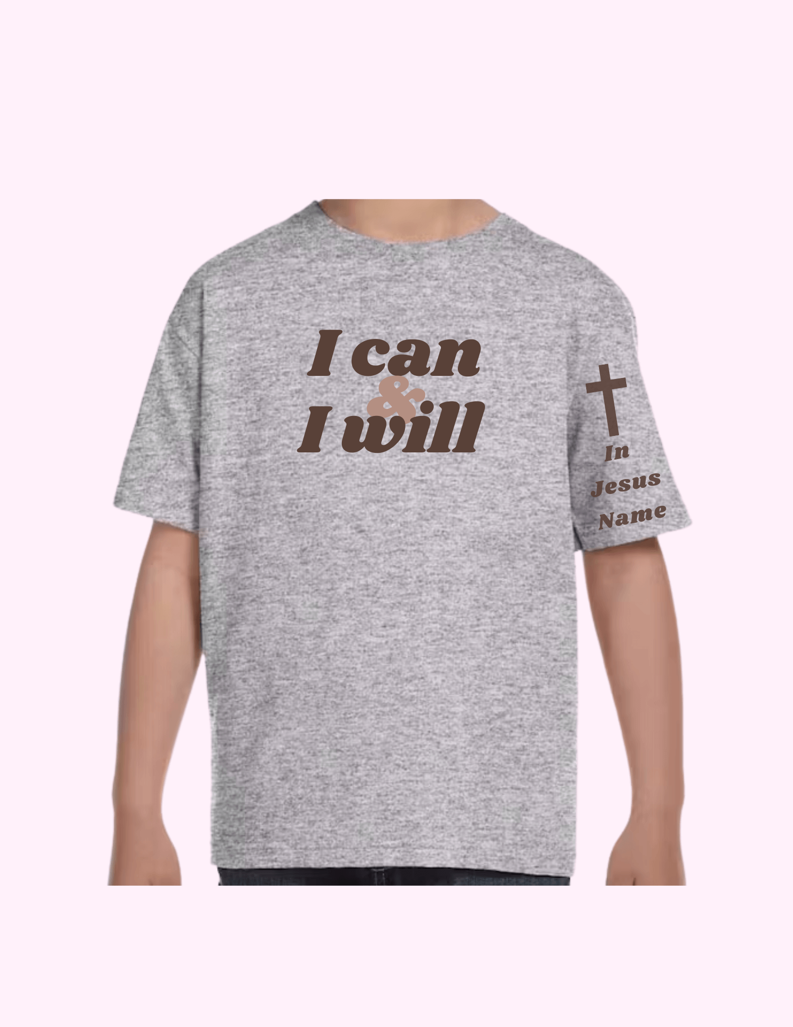 I Can & I Will - Kids T-Shirt featuring unique artwork, perfect for personal style and expression.