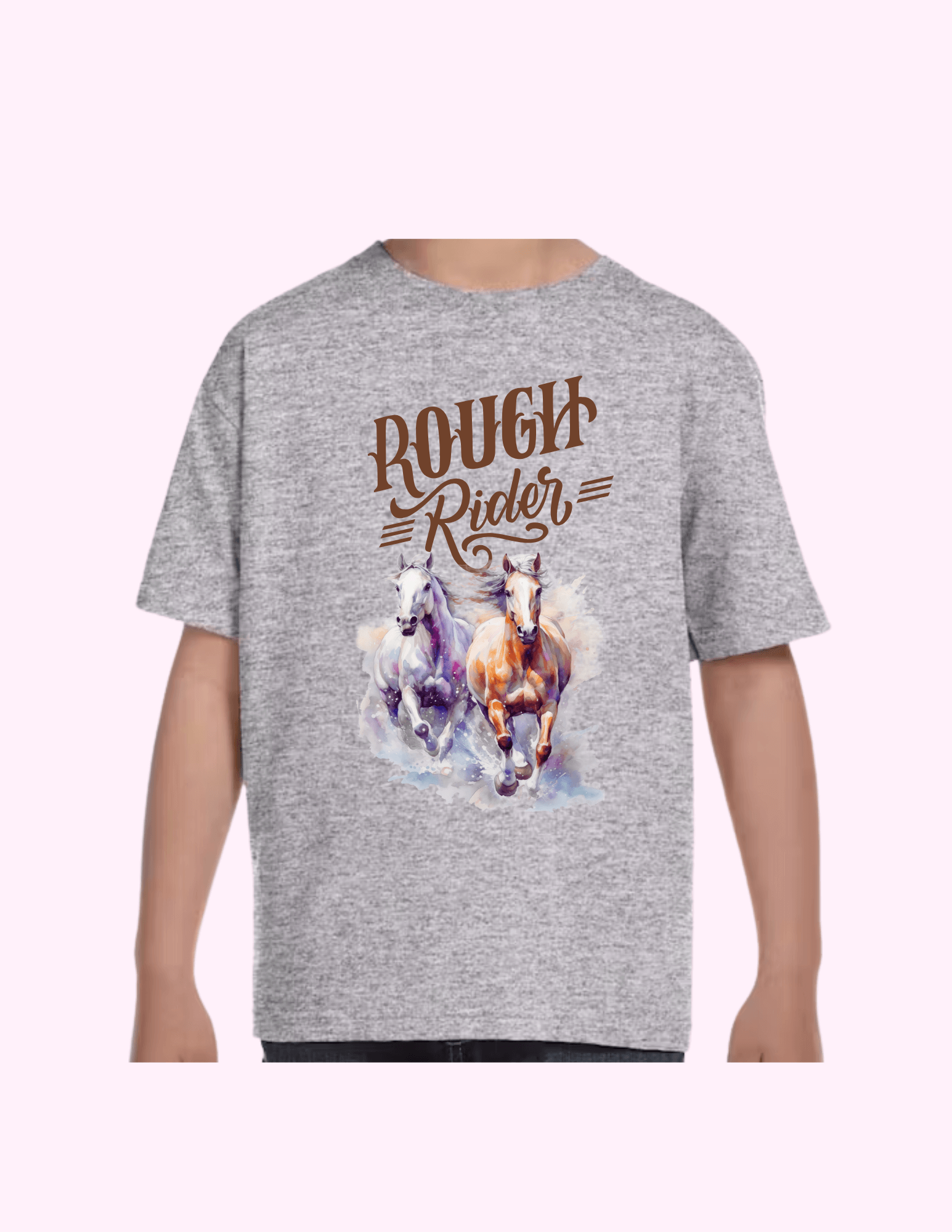 Rough Rider - Kids T-Shirt featuring unique artwork, perfect for personal style and expression.