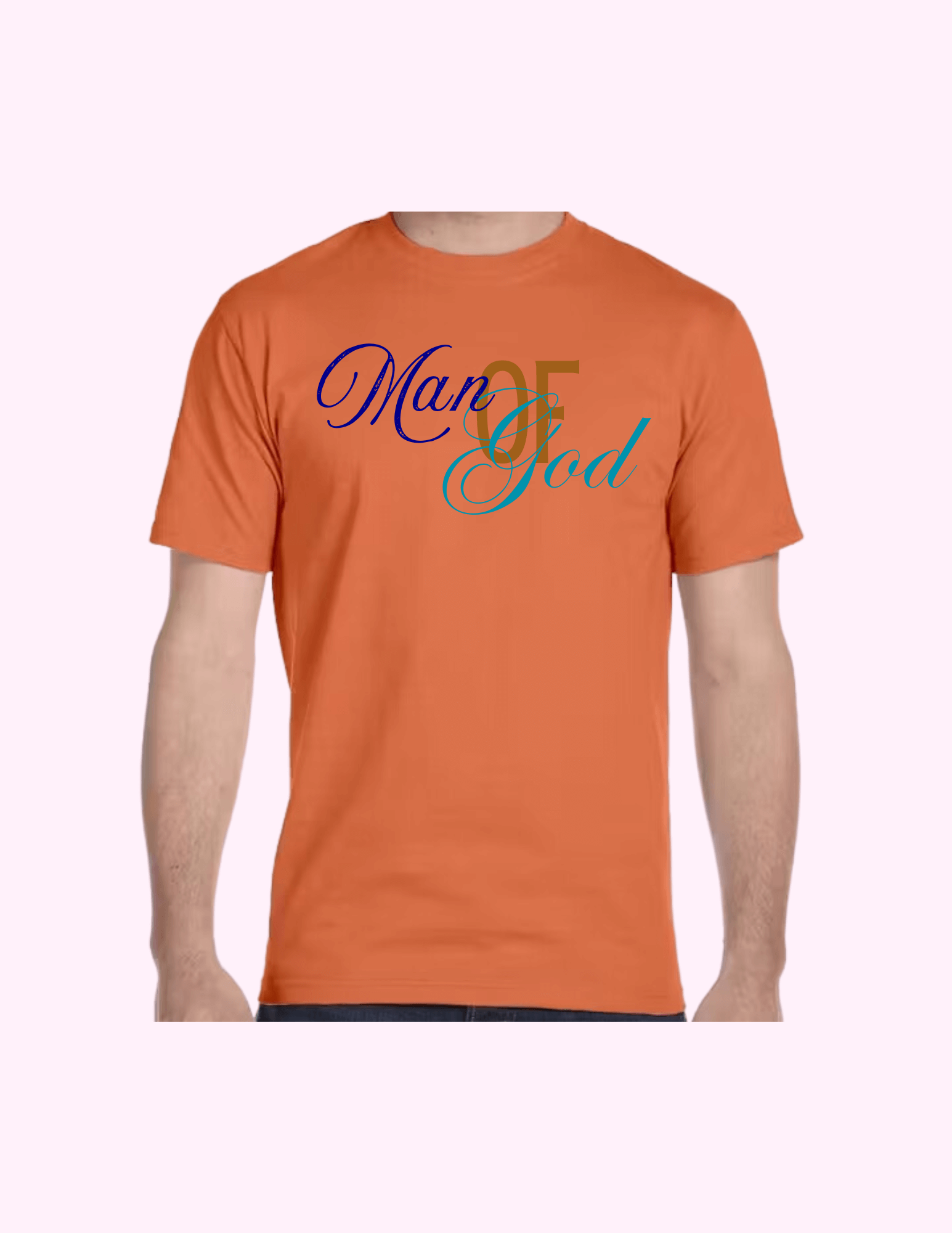 Man Of God - Adult T-Shirt featuring unique artwork, perfect for personal style and expression.