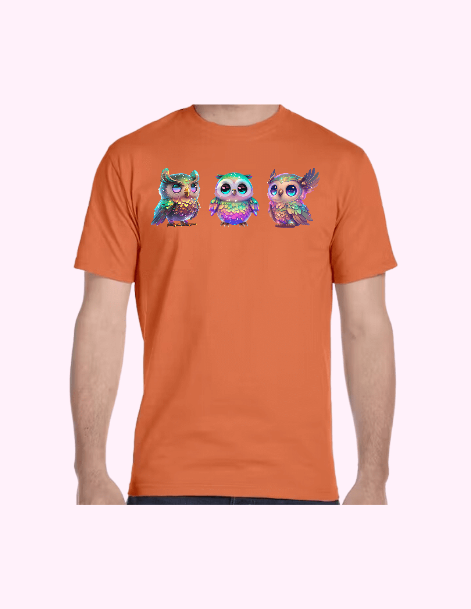 Owls - Adult T-Shirt featuring unique artwork, perfect for personal style and expression.