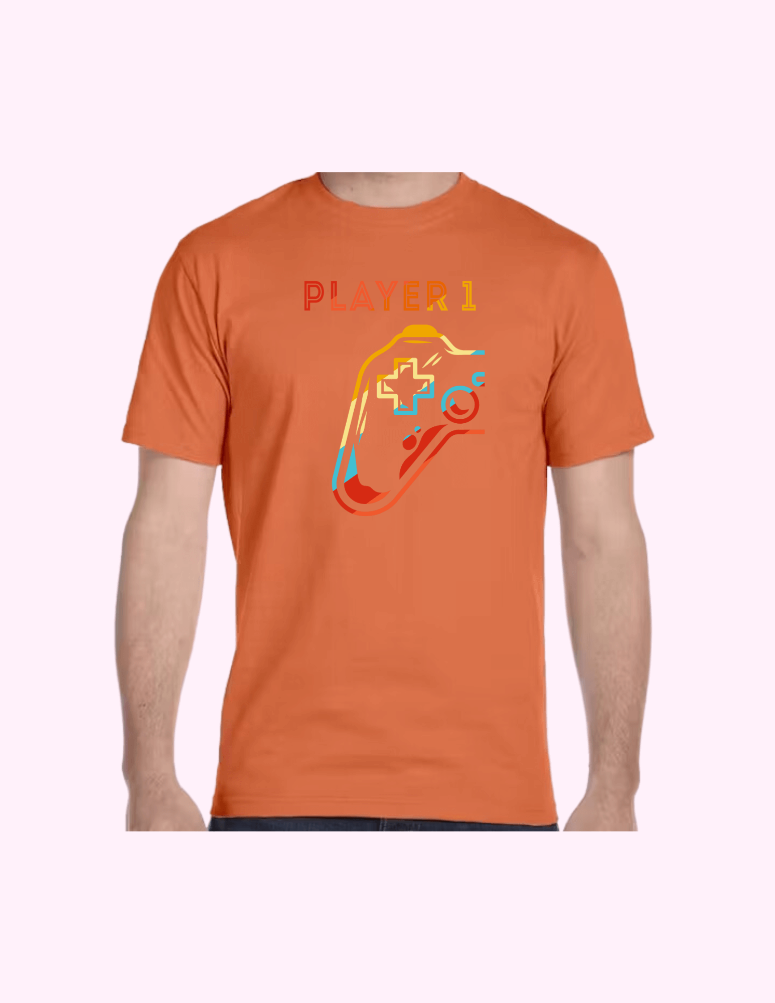 Player 1 - Adult T-Shirt featuring unique artwork, perfect for personal style and expression.
