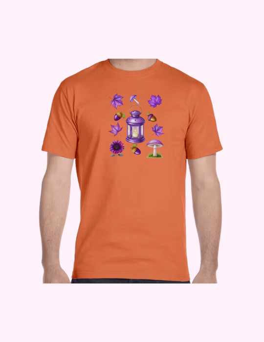Purple Autumn - Adult T-Shirt