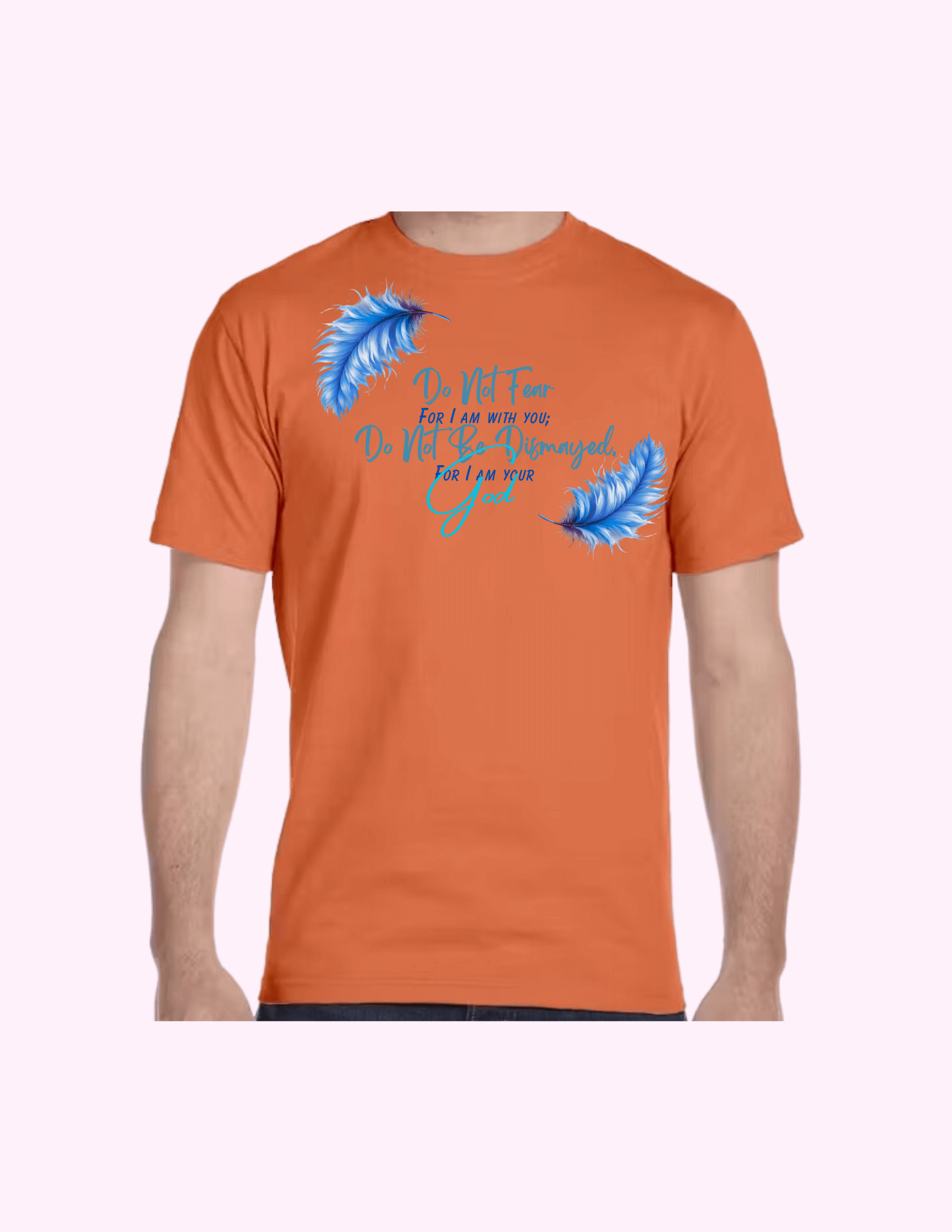Do Not Fear (Blue) - Adult T-Shirt featuring unique artwork, perfect for personal style and expression.