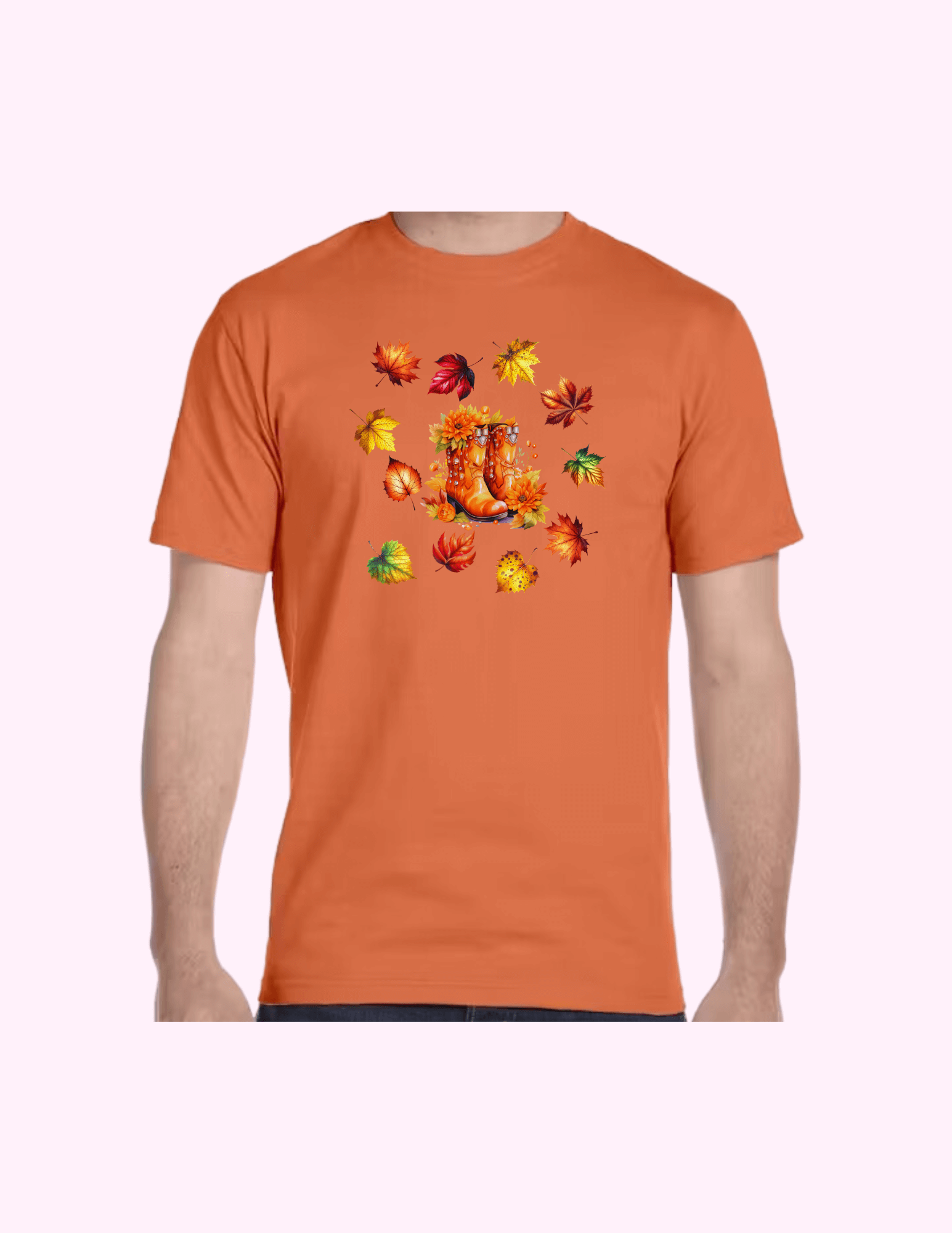 Autumn On Boots - Adult T-Shirt