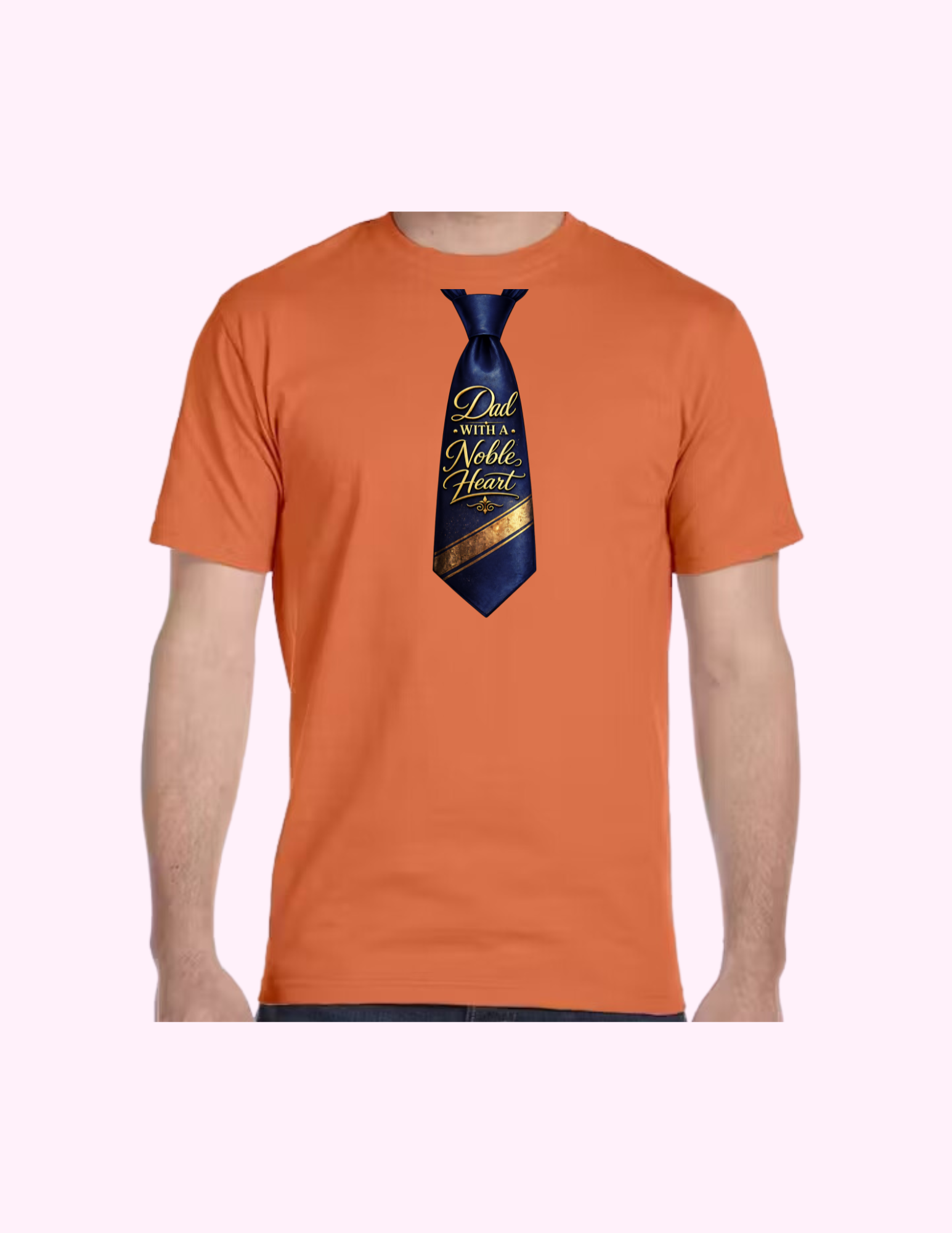 Dad With A Noble Heart - Adult T-Shirt