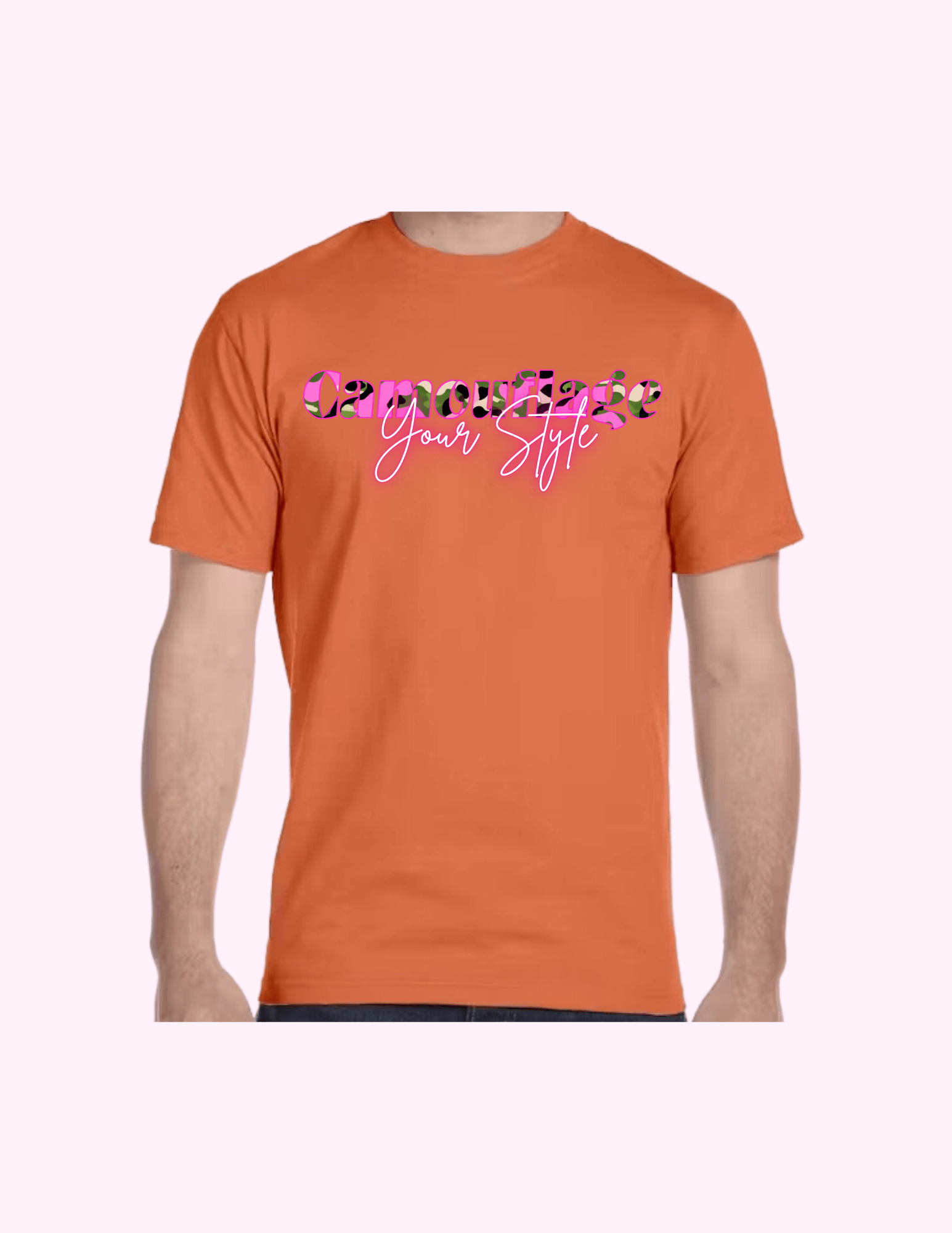Camouflage Your Style - Adult T-Shirt featuring unique artwork, perfect for personal style and expression.