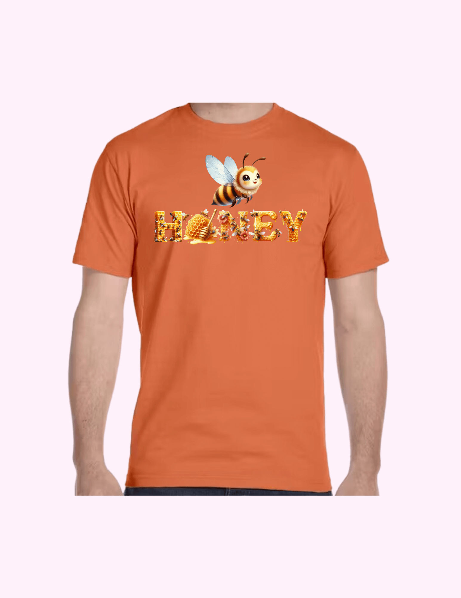 Honey - Adult T-Shirt featuring unique artwork, perfect for personal style and expression.
