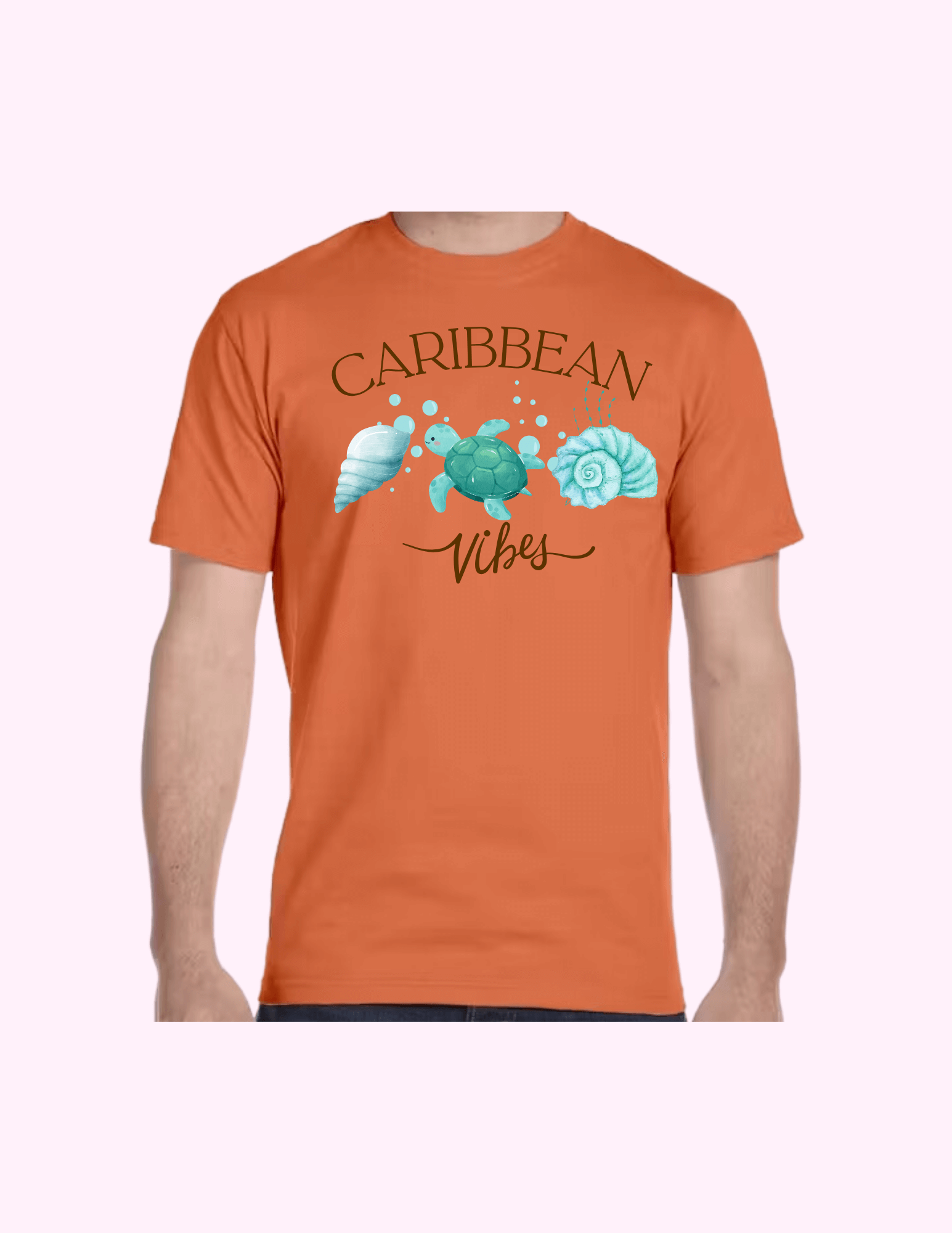 Caribbean Vibes - Adult T-Shirt featuring unique artwork, perfect for personal style and expression.