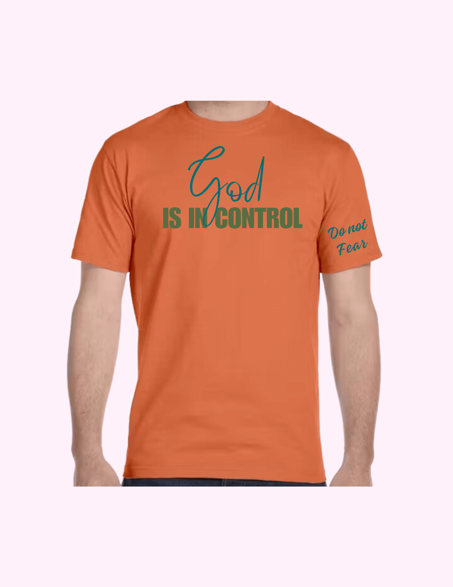 God Is In Control - Adult T-Shirt featuring unique artwork, perfect for personal style and expression.