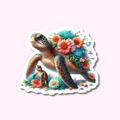 Turtle Mom - Sticker Vinyl featuring unique artwork, perfect for personal style and expression.